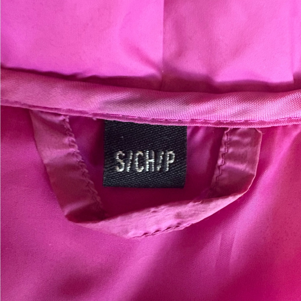 Guess pink quilted puffer jacket Women’s size Small - Picture 11 of 13